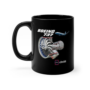 BOEING 737 DESIGNED MUG Printify